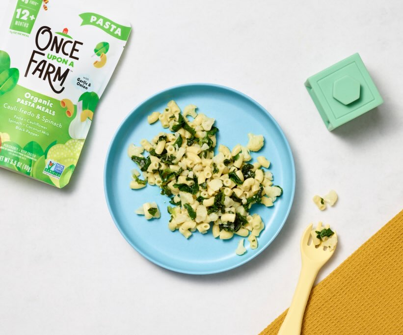 Once Upon a Farm pasta meal