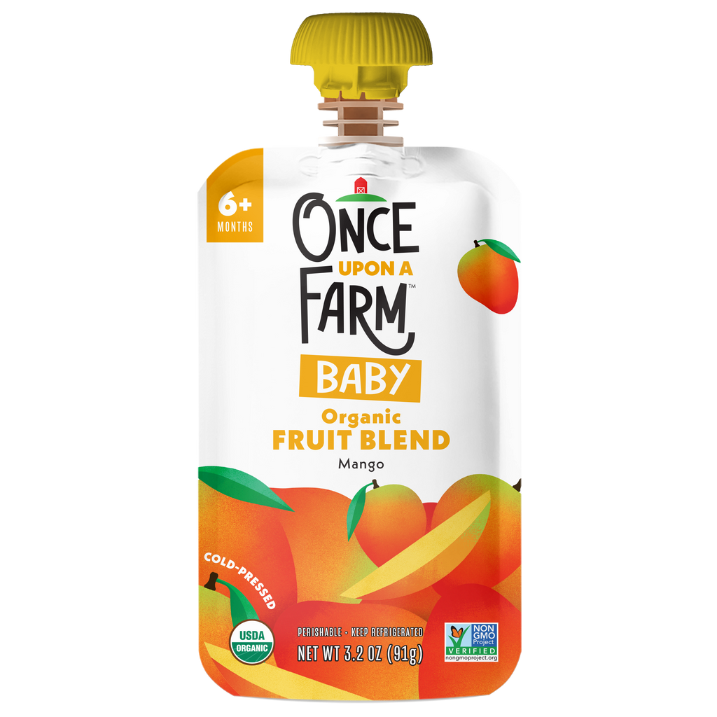 Once Upon a Farm Mango Baby Fruit Veggie Blend