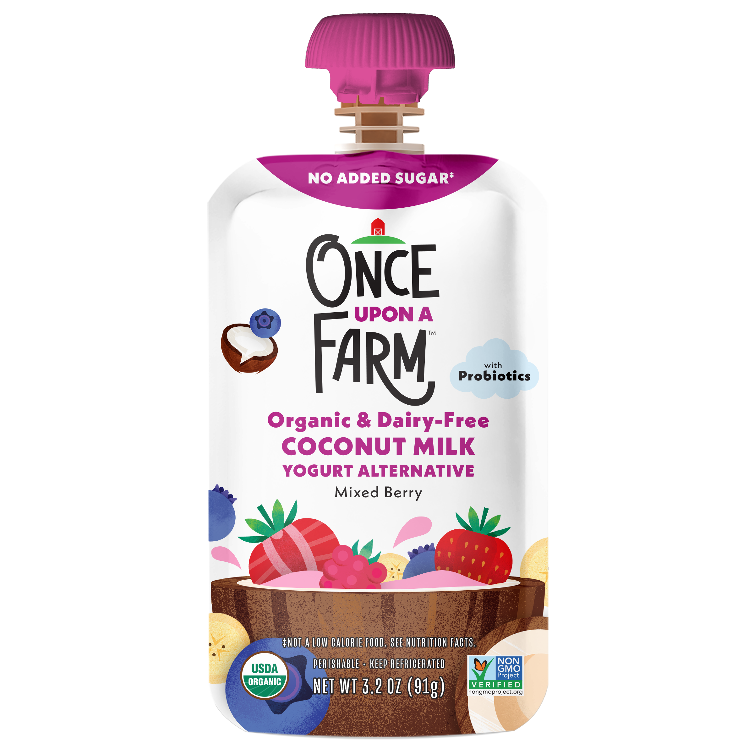 Mixed Berry Coconut Milk Yogurt Alternative