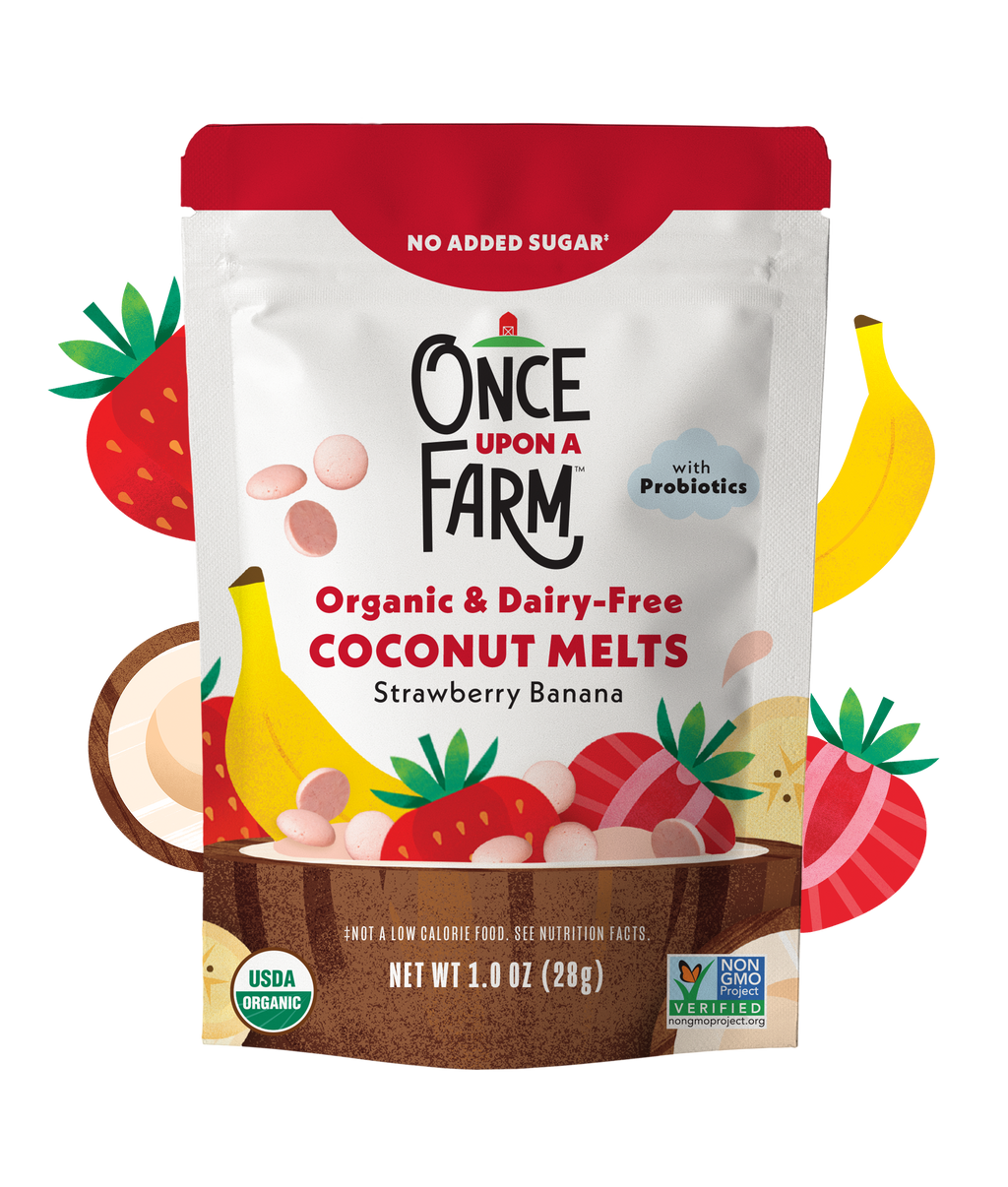 Strawberry Banana Coconut Melts, 8ct Once Upon a Farm