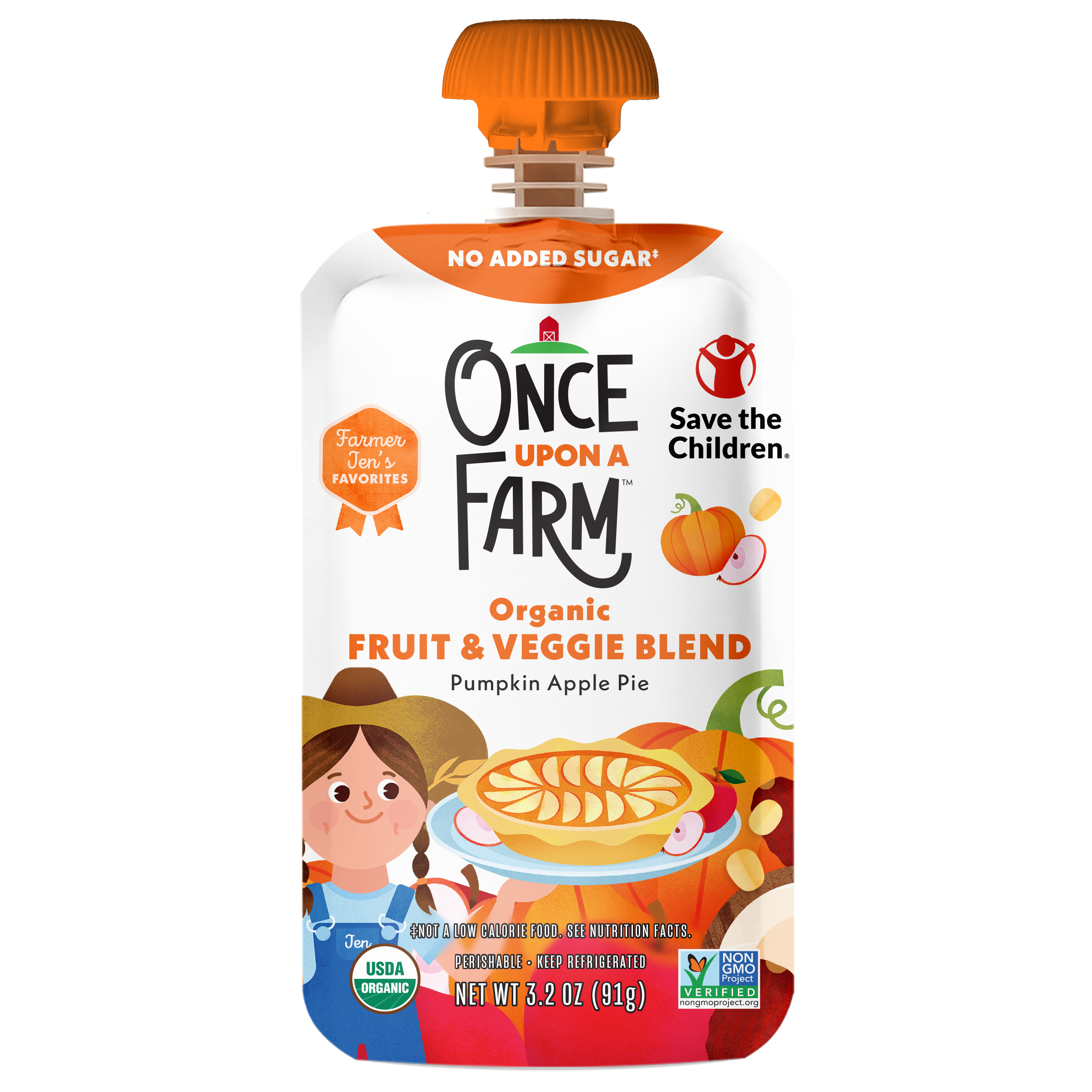 Farmer Jen's Pumpkin Apple Pie