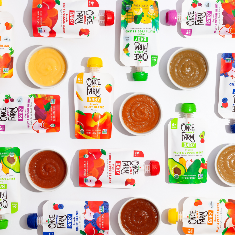 Once Upon a Farm product grid
