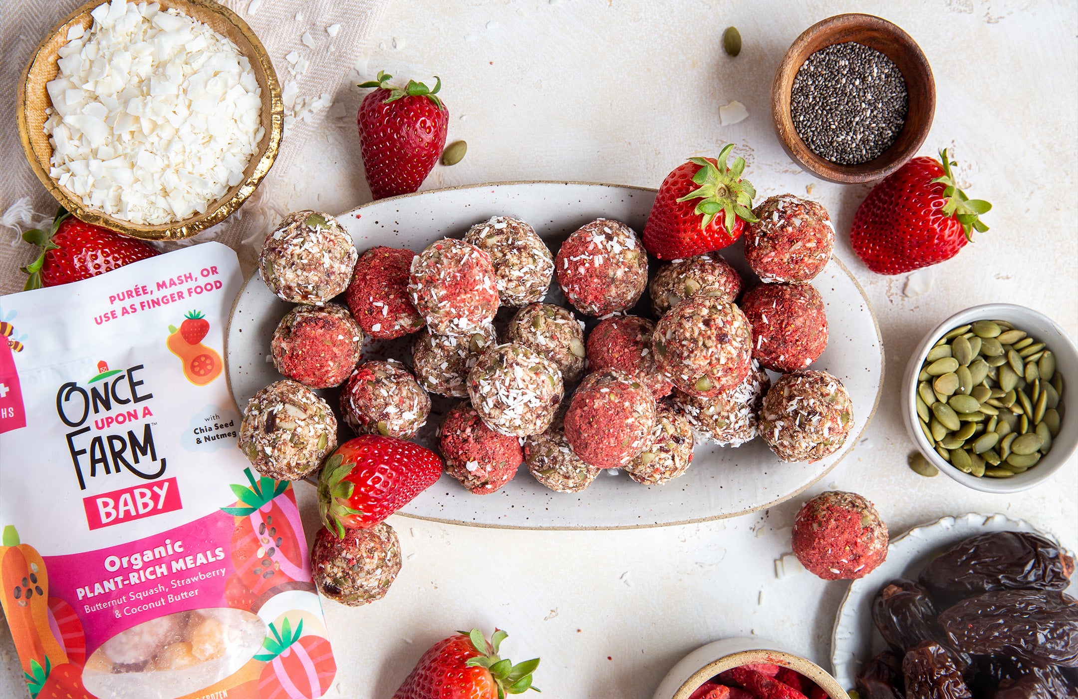 Kid-Friendly Recipe: Butternut Squash Strawberry Energy Bites