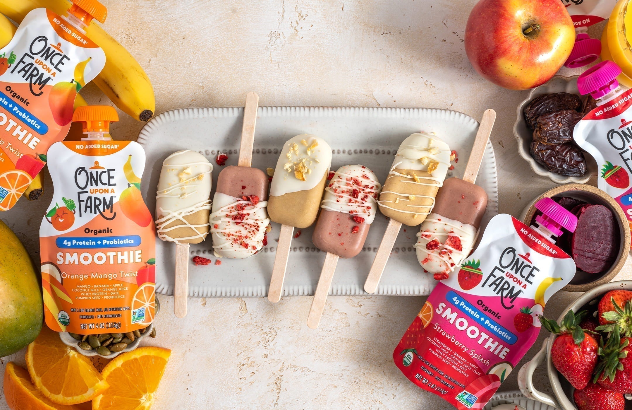 Chocolate-Covered Smoothie Pops Recipe