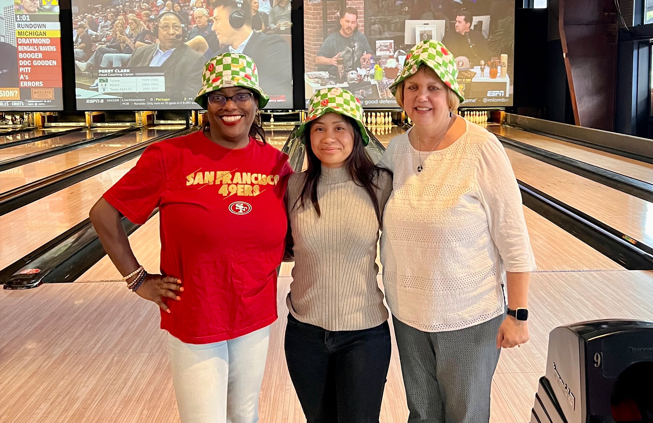 Once Upon a Farm Customer Care Team at a bowling alley