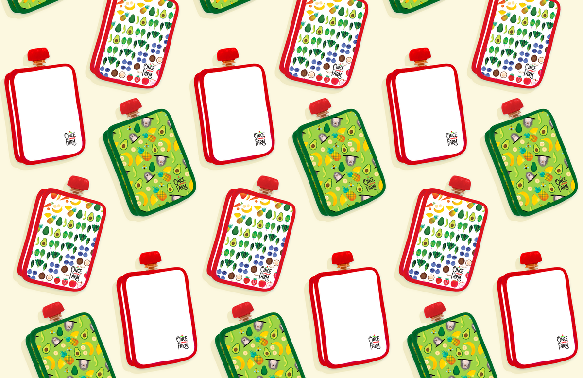 Assortment of Once Upon a Farm Pouch Coolers 