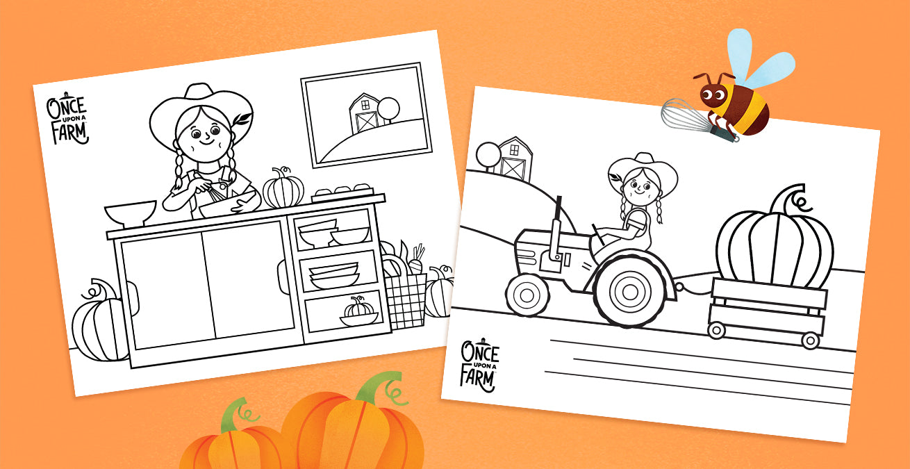 Coloring Pages for Fall on the Farm