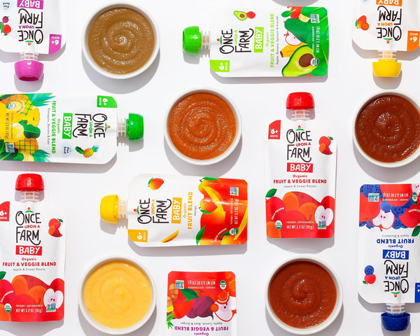 Once Upon a Farm Clean & Safe Baby Food Pouches & Purees