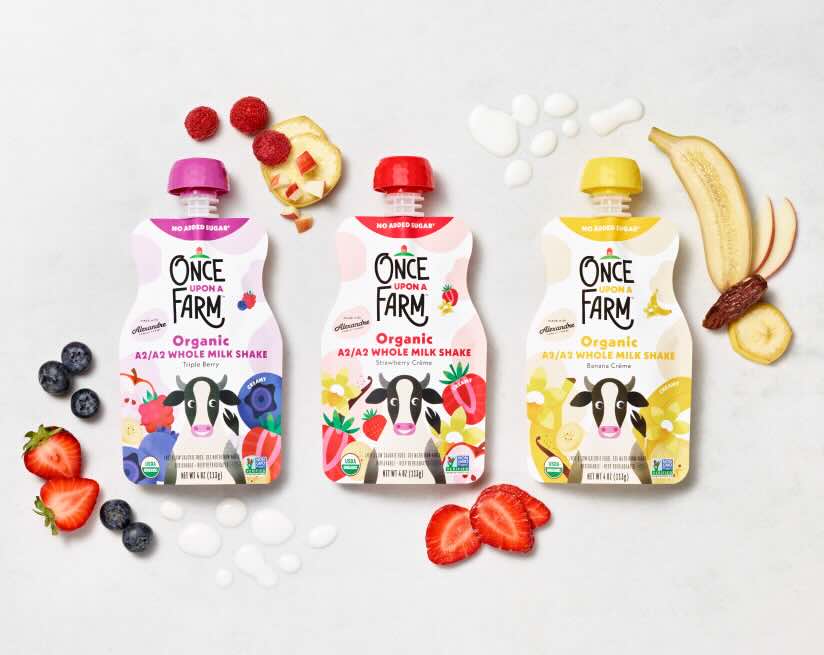 Once Upon a Farm dairy pouches