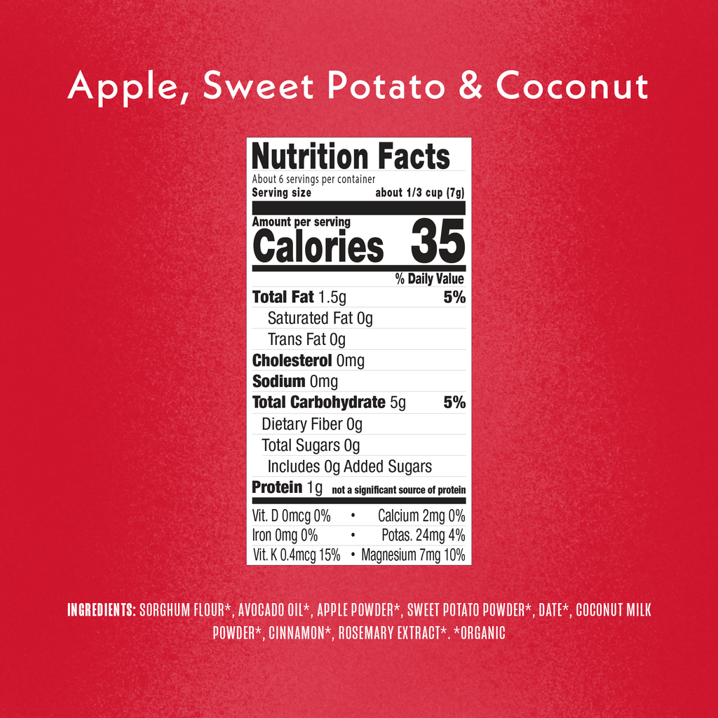 Apple Puffs Nutrition Fact Panel