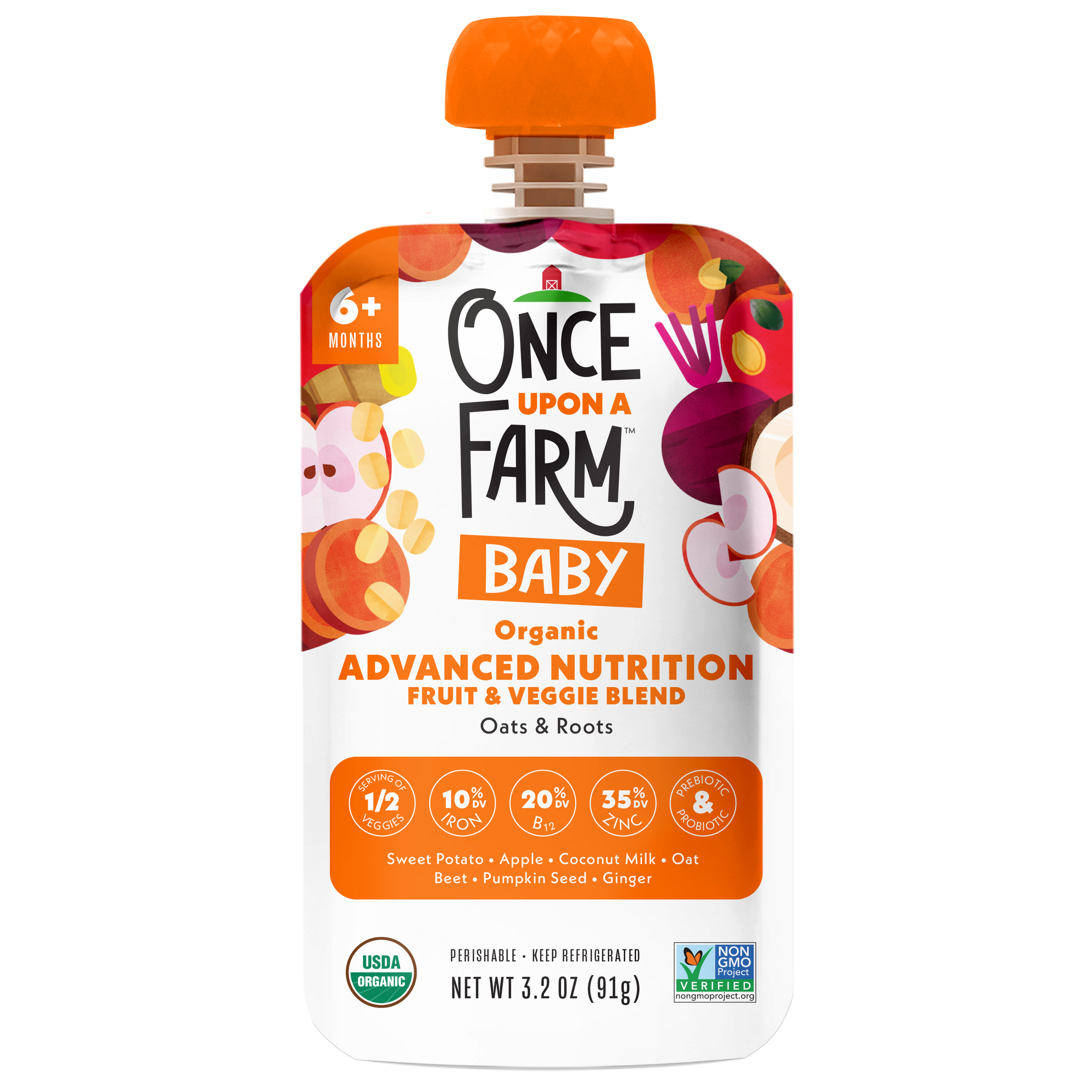 Advanced Nutrition Oats Roots – Once Upon a Farm