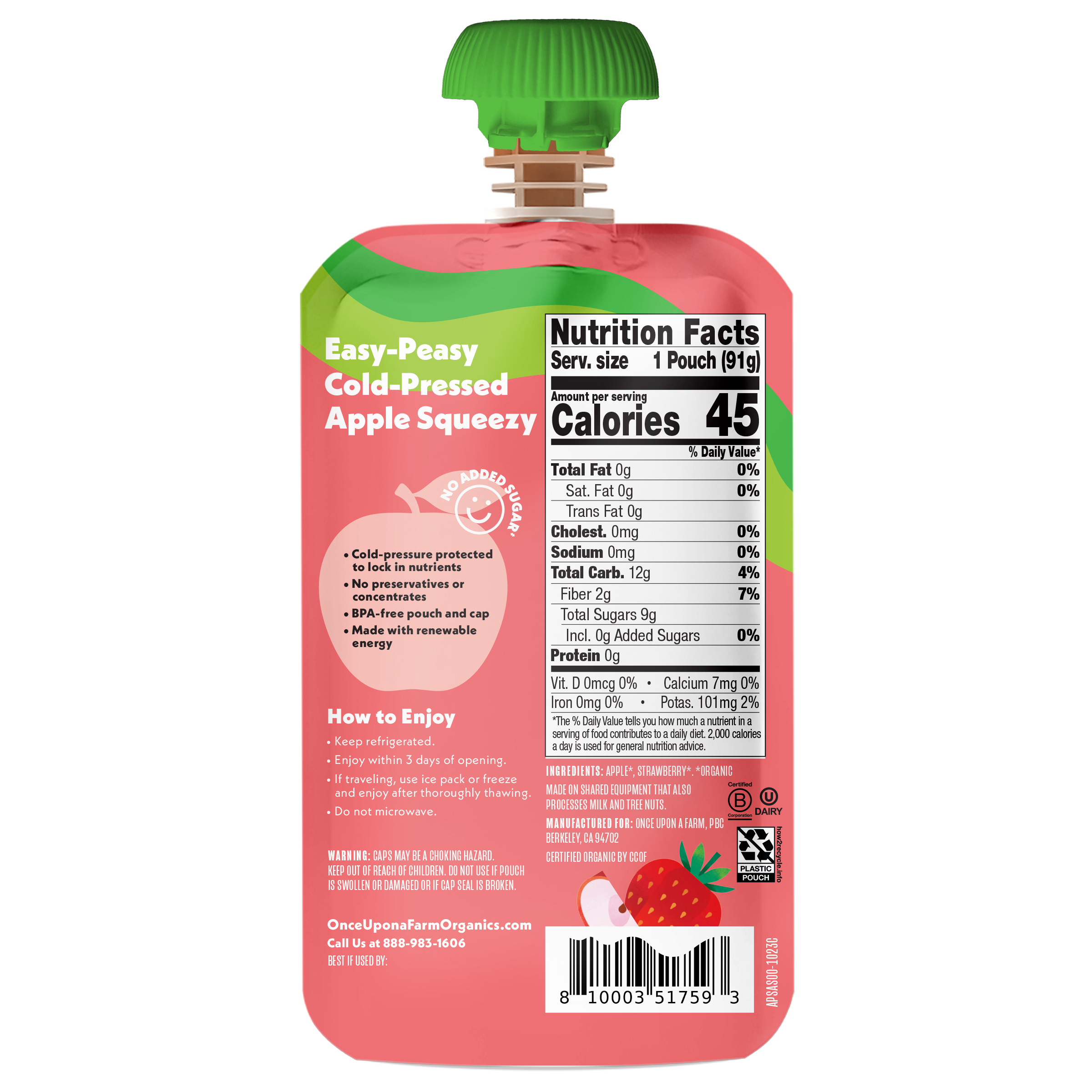 Apple Strawberry Applesauce