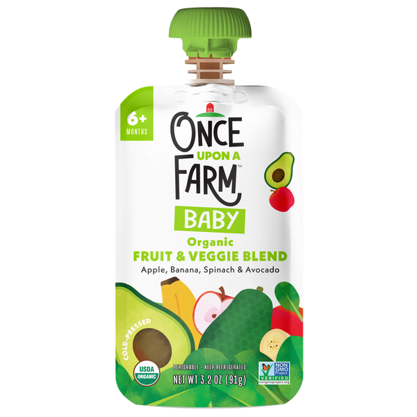 Once Upon a Farm Apple, Banana, Spinach Avocado - Main Image