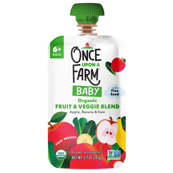 Apple, Banana & Kale with Flax Seed