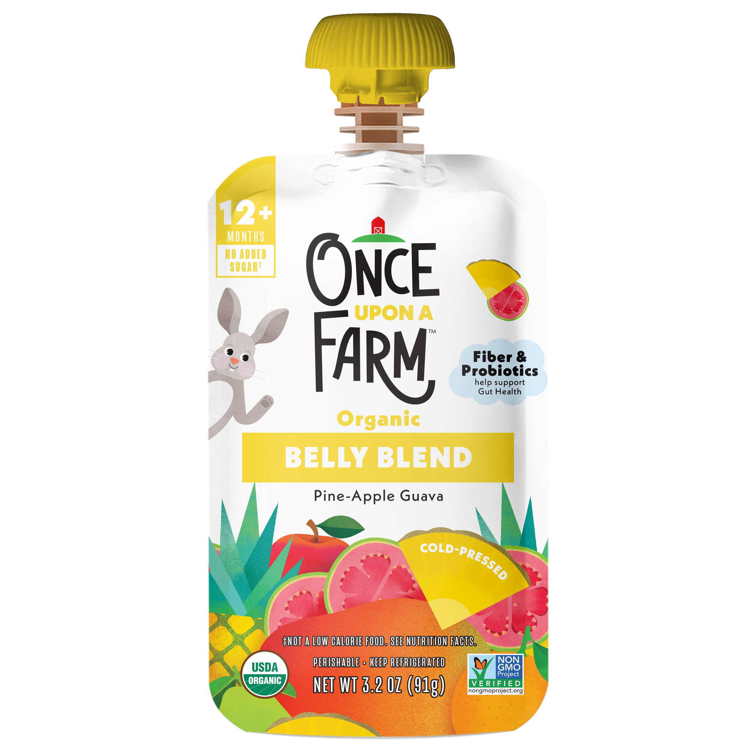 Pineapple Orange Guava Belly Blend front of packaging