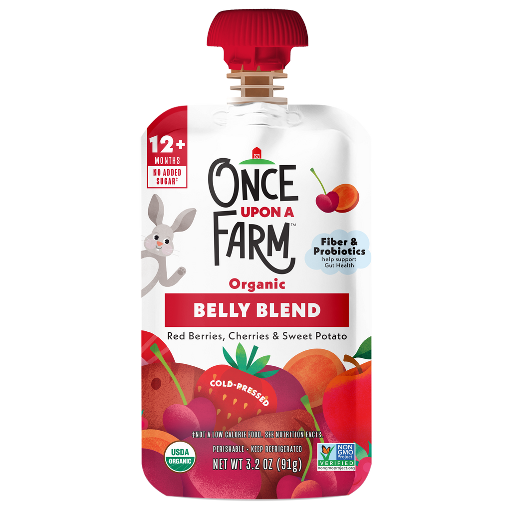 Red Berry Cherries Sweet Potato Belly Blend Front of Packaging