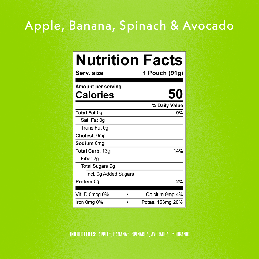 Apple, Banana, Spinach & Avocado