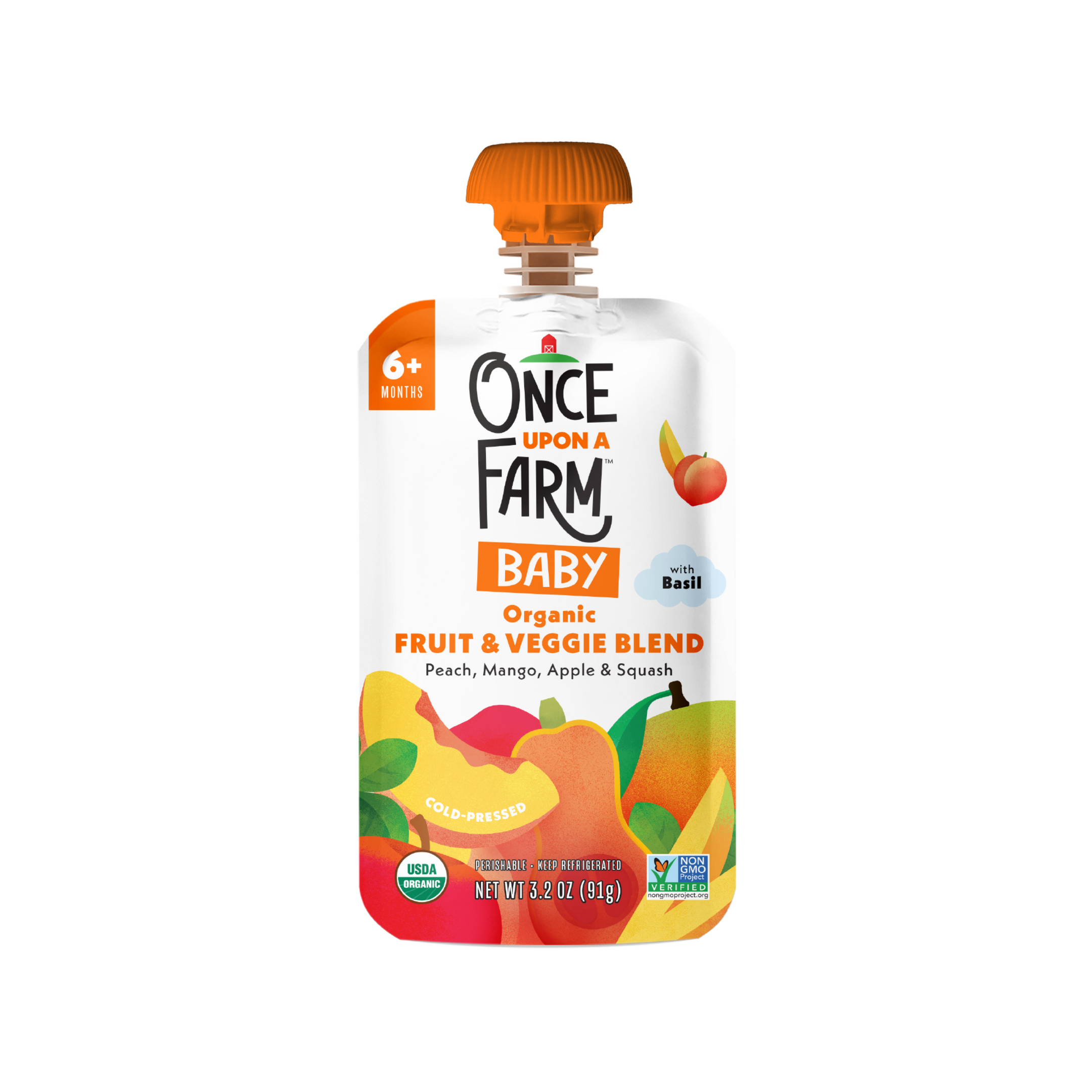 Peach, Mango, Apple & Squash