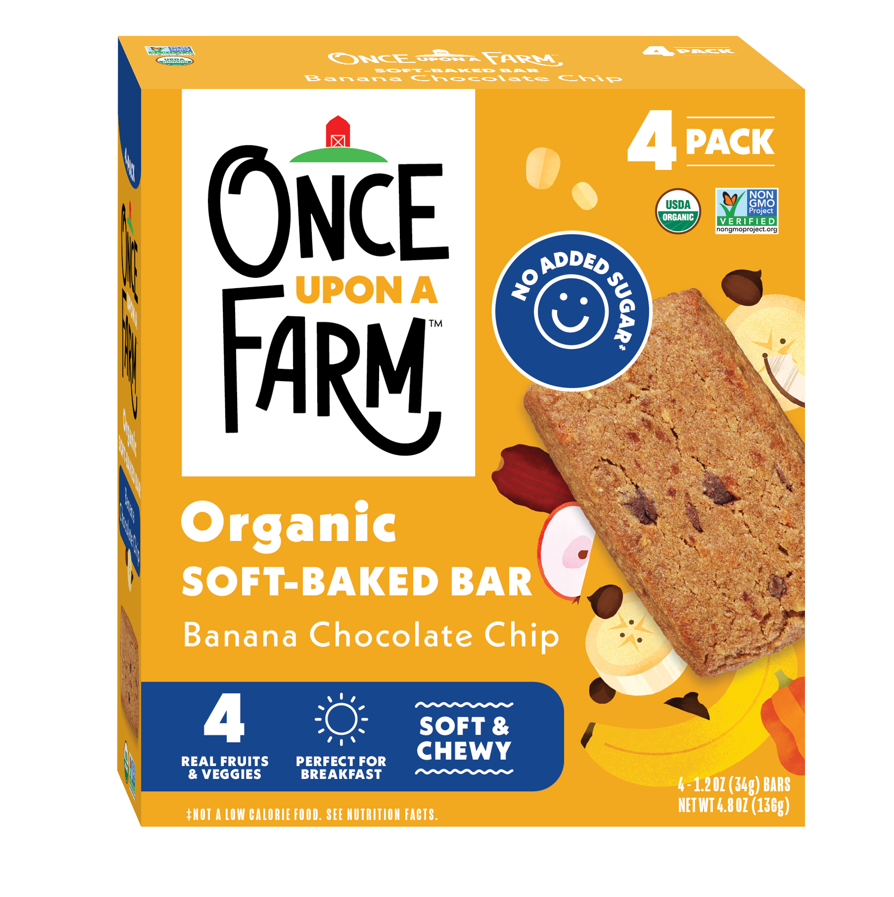 Banana Chocolate Chip Soft Baked Bar, 8 boxes