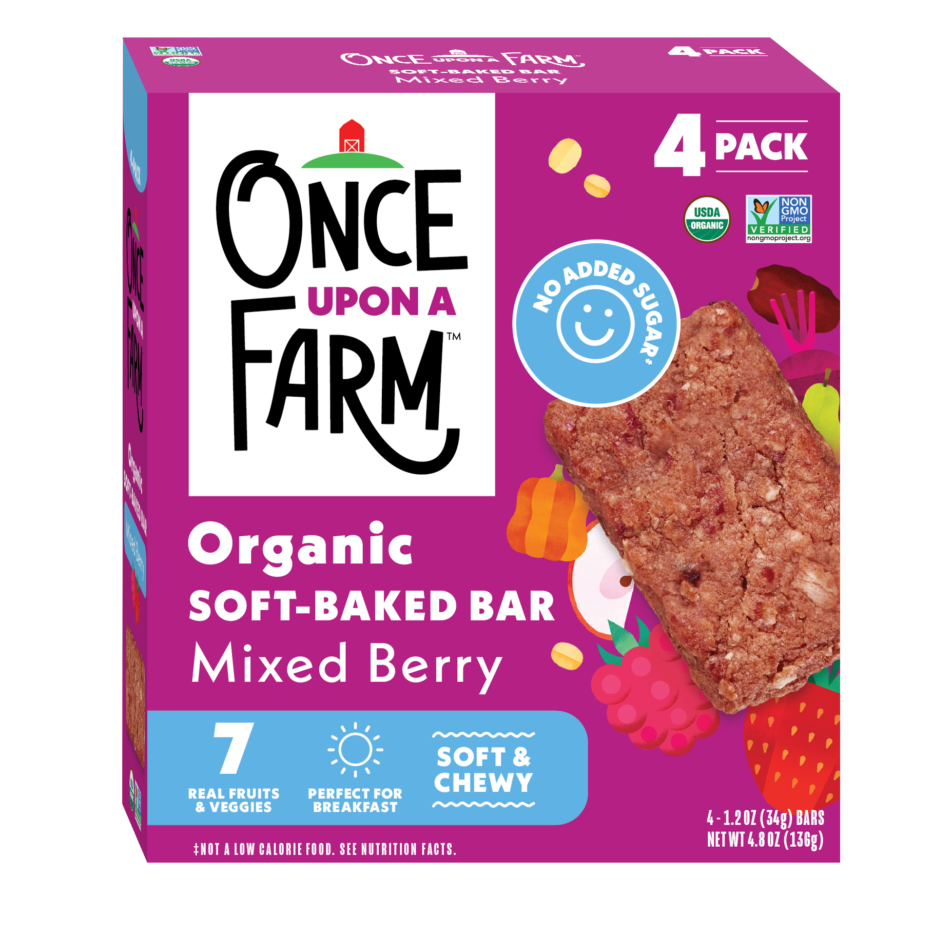 Mixed Berry Soft Baked Bar, 8 boxes