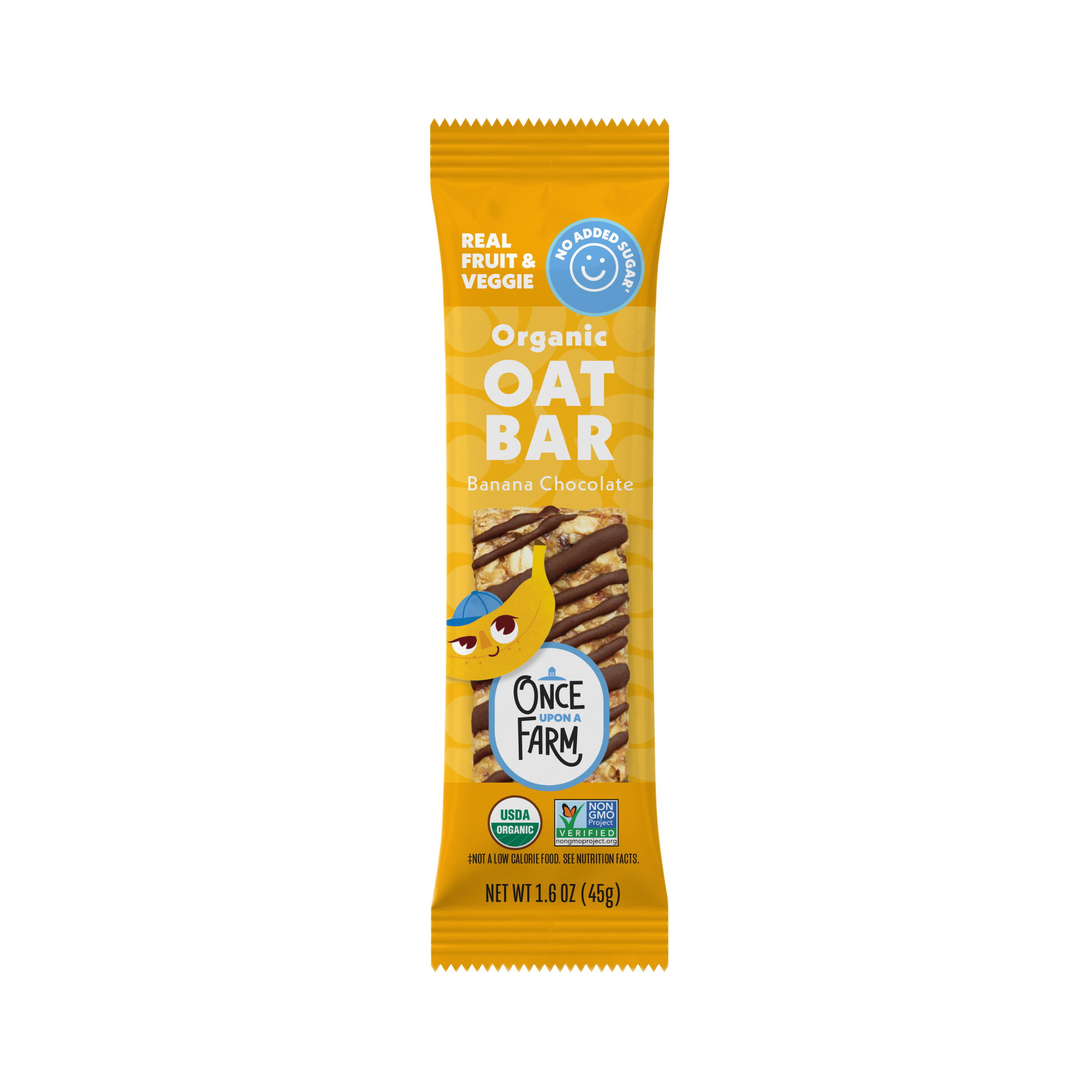 Banana Chocolate Refrigerated Oat Bar front of new packaging