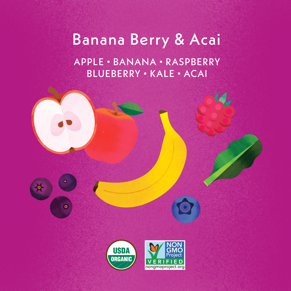 Belly Blend Banana Berry Acai Ingredients
