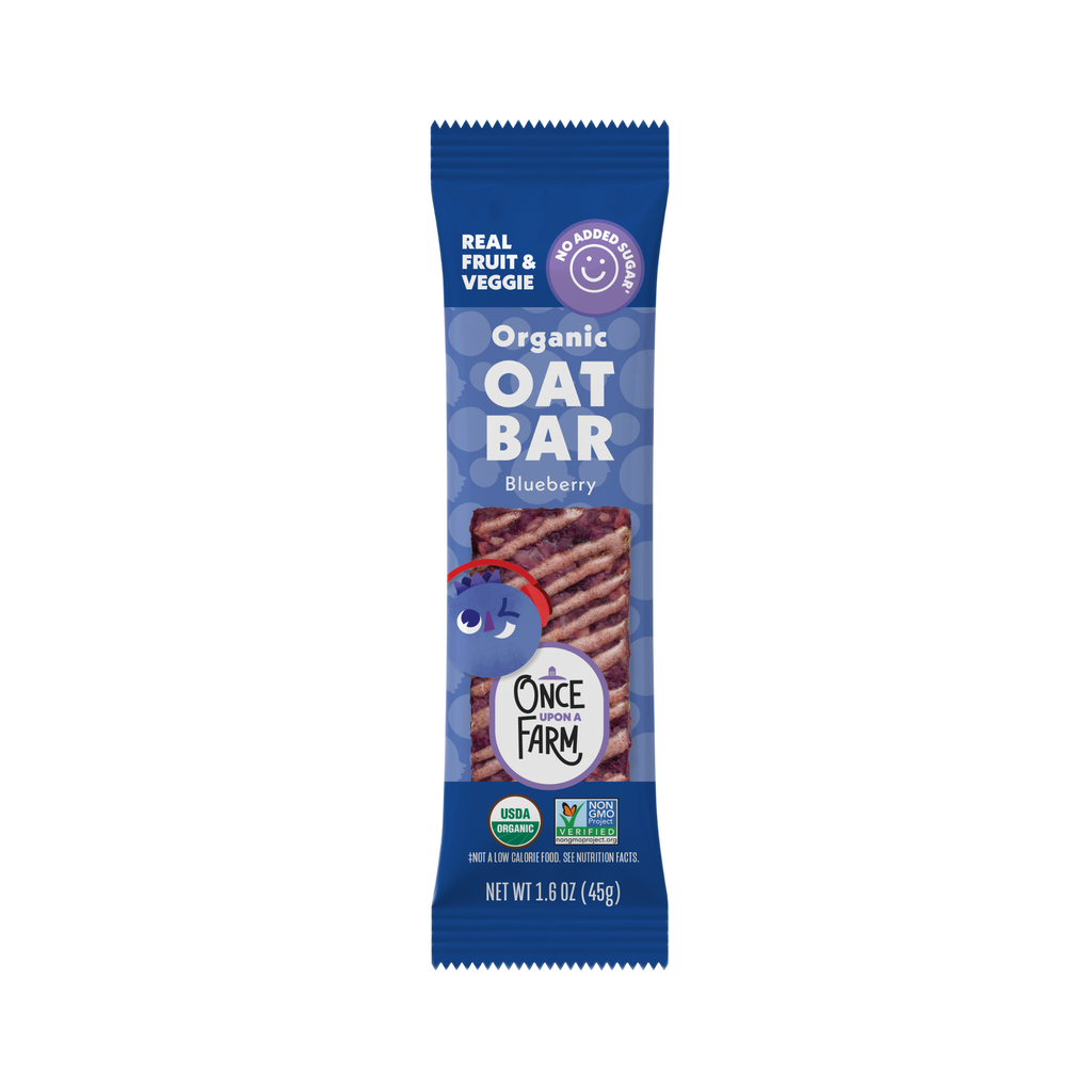 Blueberry Refrigerated Oat Bar front of new packaging
