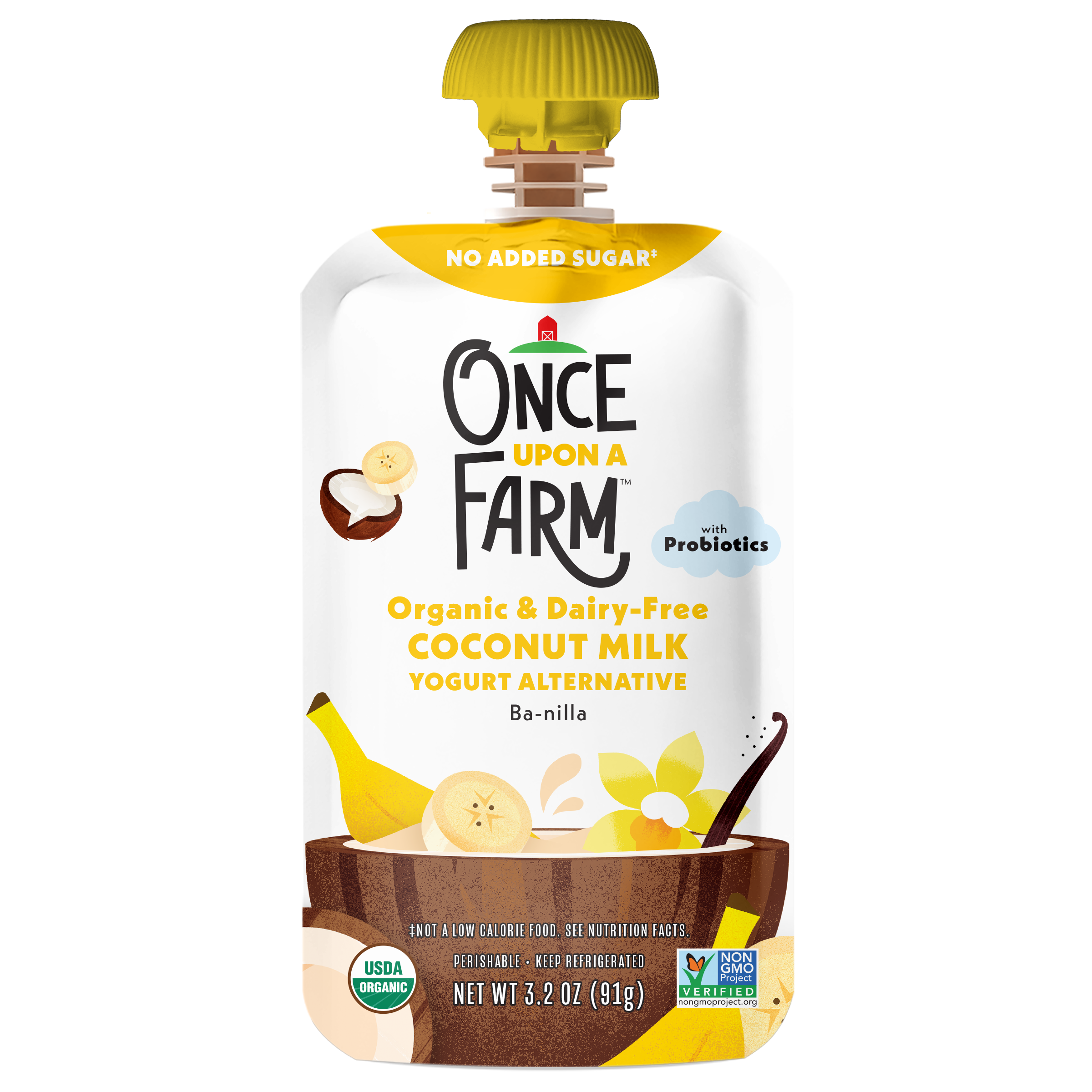 Ba-Nilla Coconut Milk Yogurt Alternative Front of Packaging