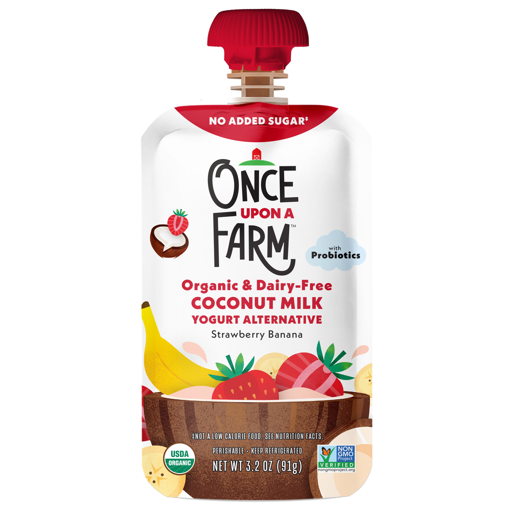 Strawberry Banana Coconut Milk Yogurt Alternative