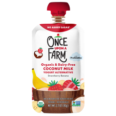 Strawberry Banana Coconut Milk Yogurt Alternative