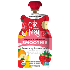 Strawberry Banana Swirl Dairy-Free Smoothie