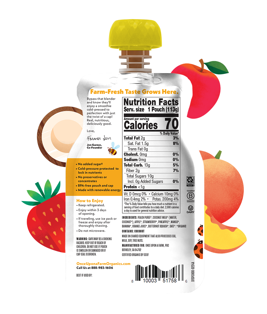 Peach Sunrise Back of Package