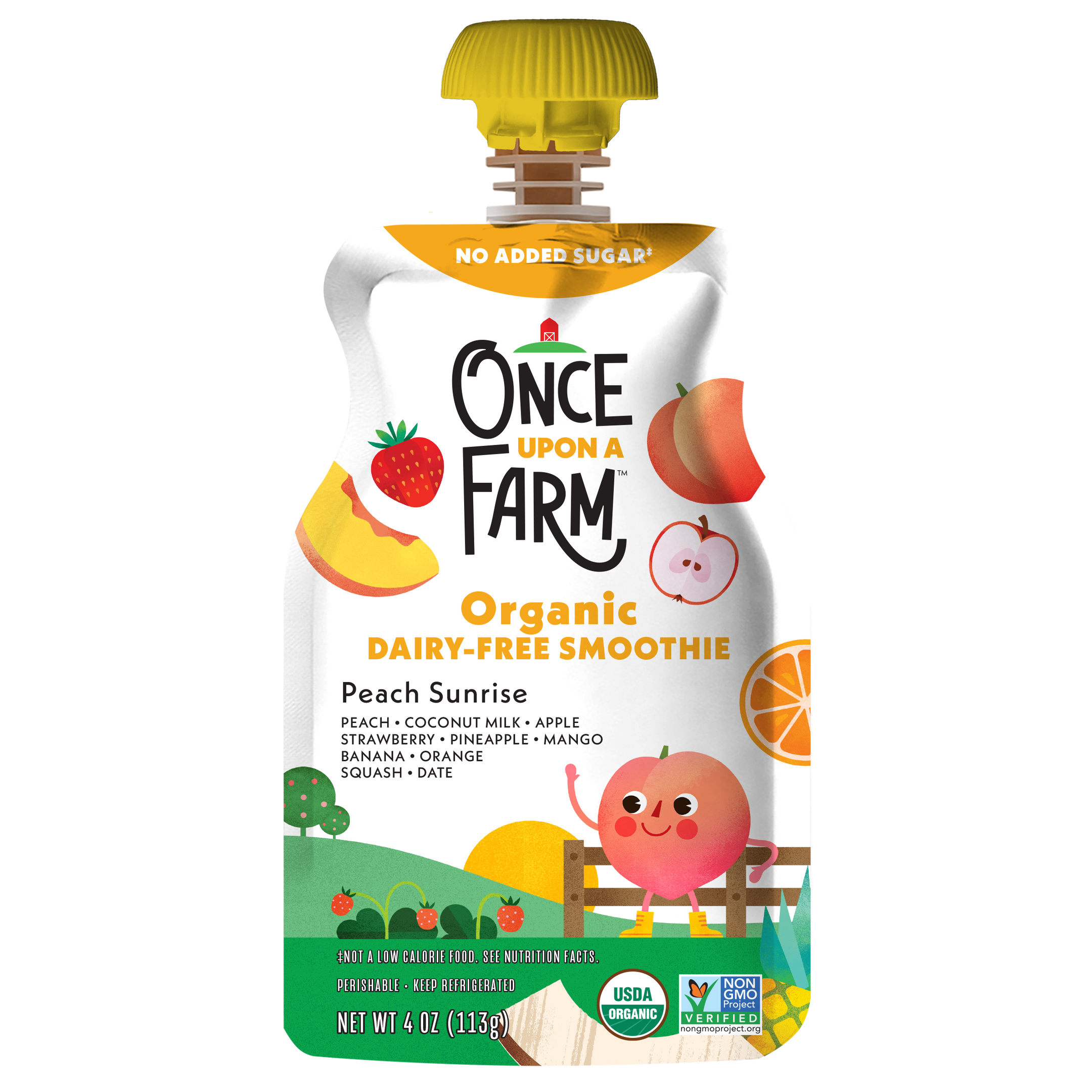 Peach Sunrise Dairy-Free Smoothie – Once Upon a Farm