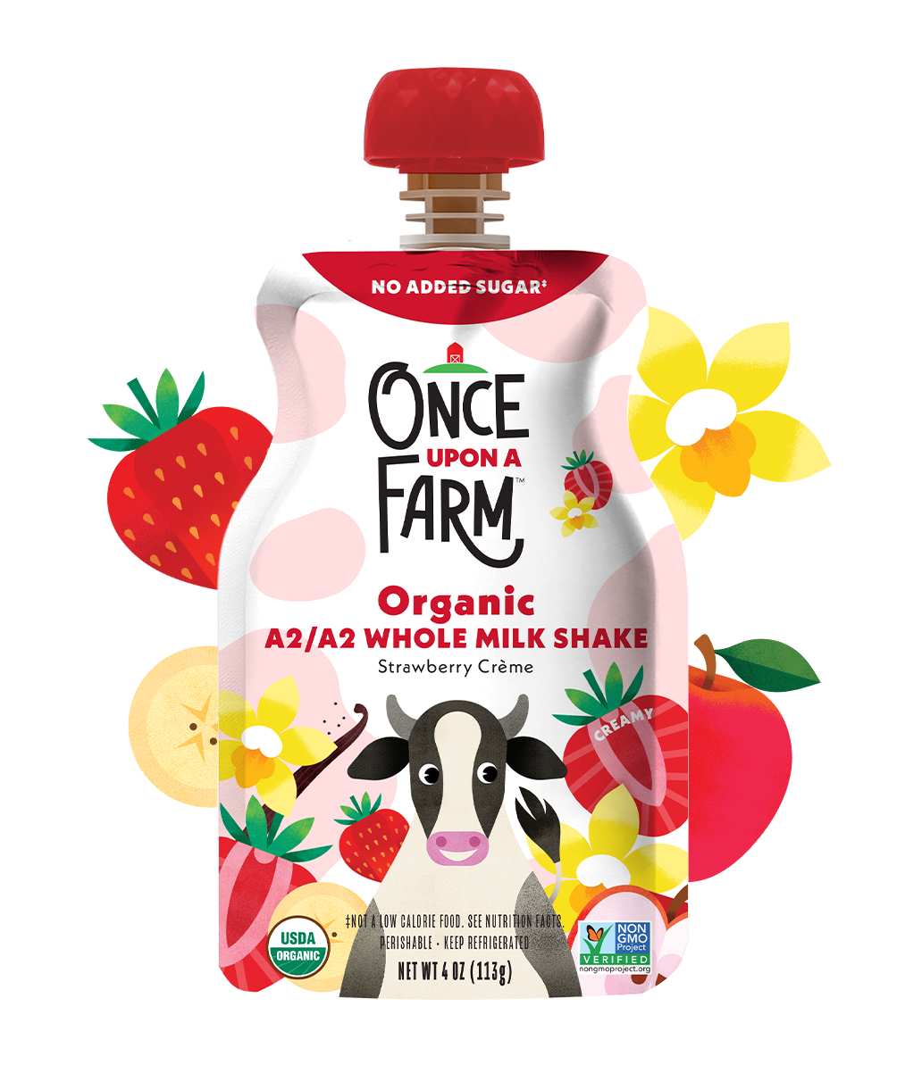 A2/A2 Whole Milk Shake Strawberry Creme