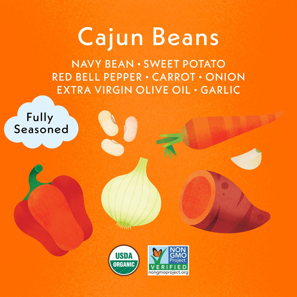 Cajun Beans Frozen Meal Fully Seasoned Ingredients 