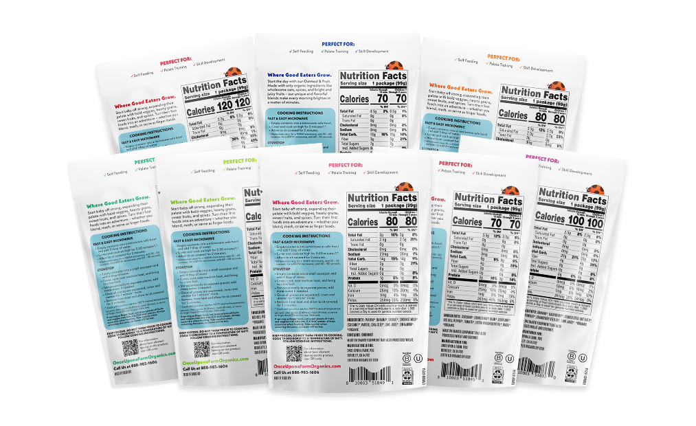 Frozen Meal Flavor Favorites Back of Packaging