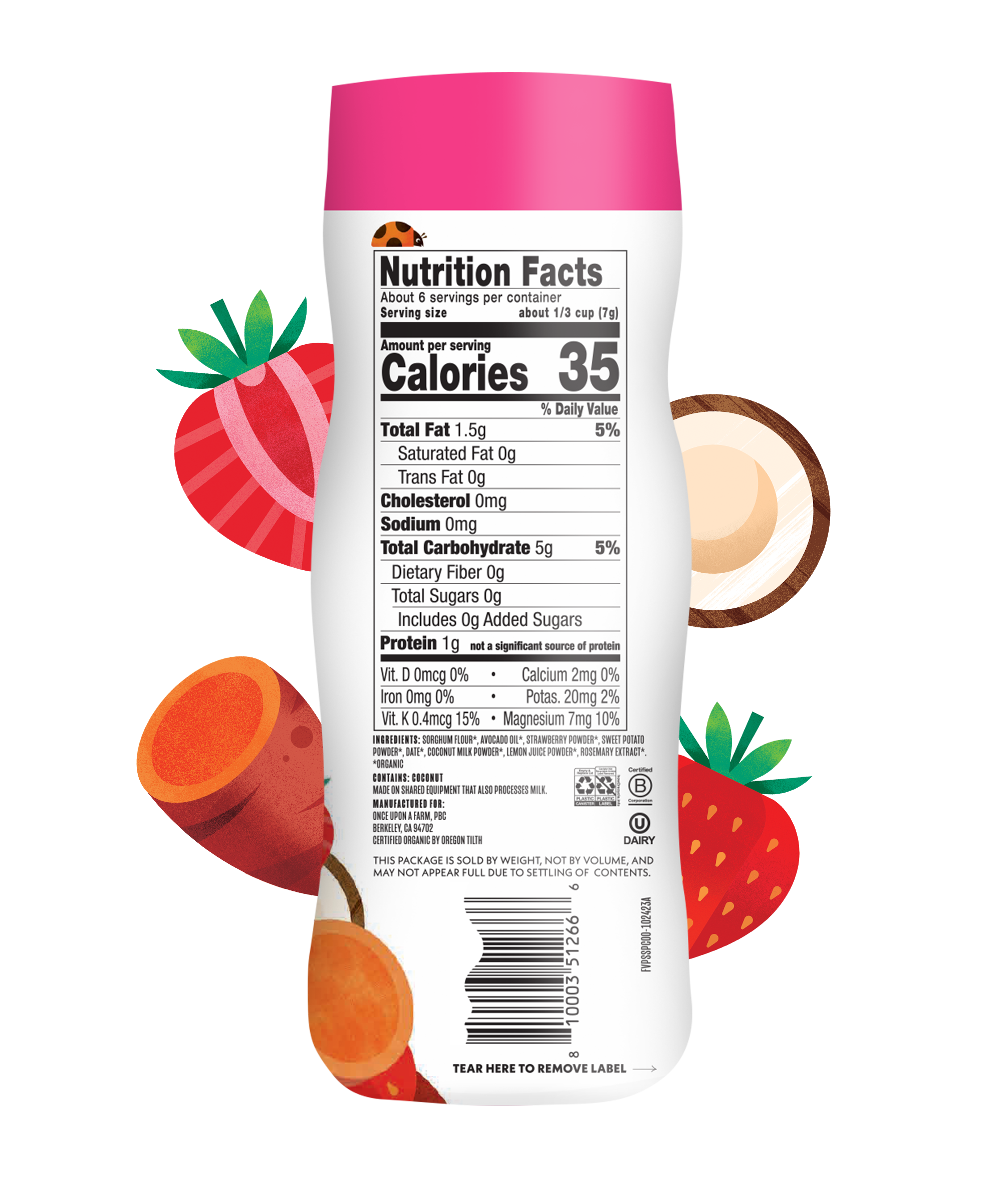 Limited Edition Baby Toddler Snack Sampler, 9ct – Once Upon a Farm - Main Image