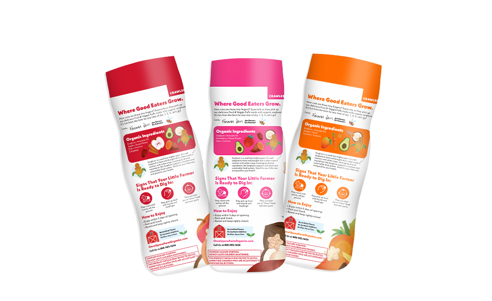 Fruit & Veggie Puff Variety Pack Front of Packaging
