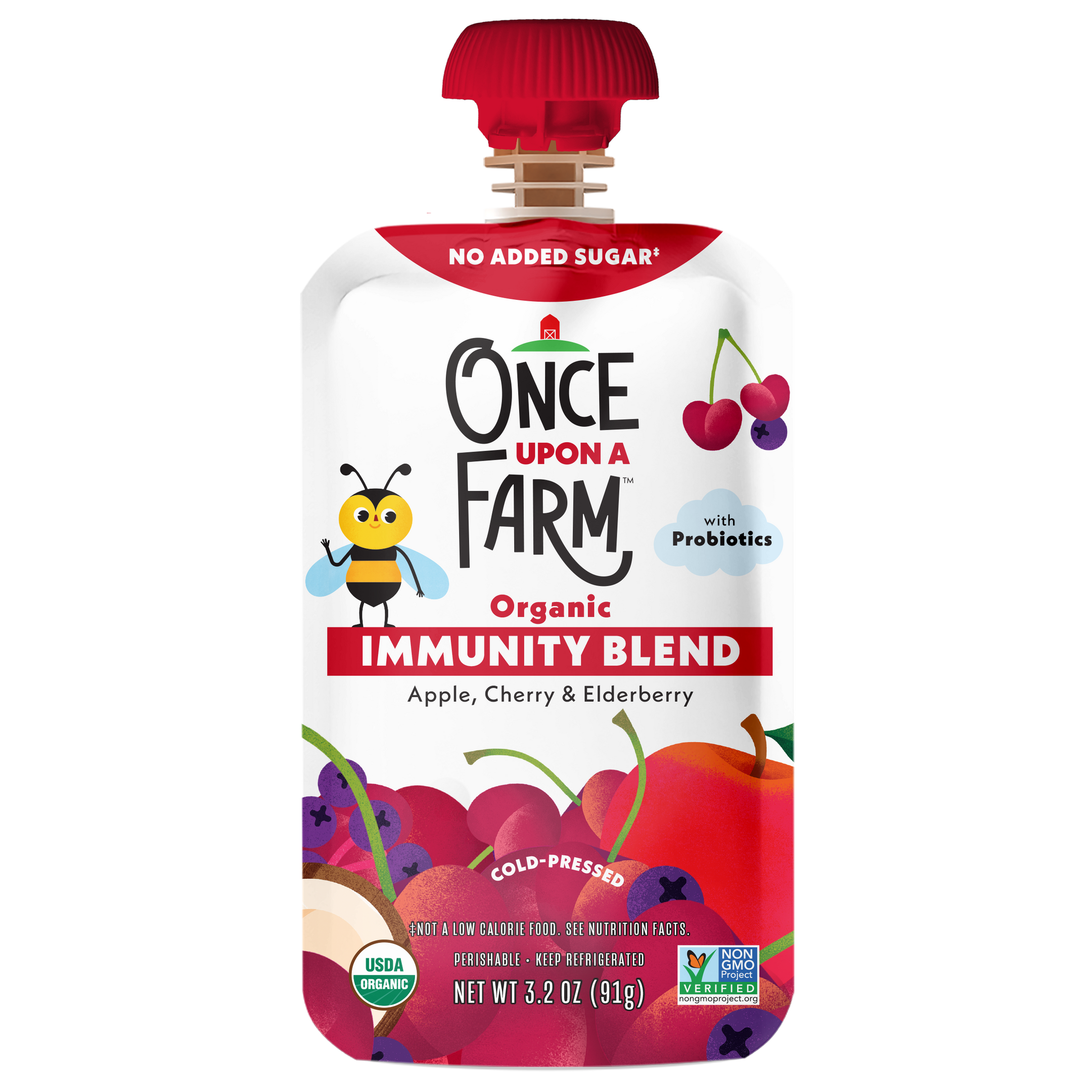 Apple, Cherry & Elderberry Immune-Boosting Smoothie – Once Upon a Farm