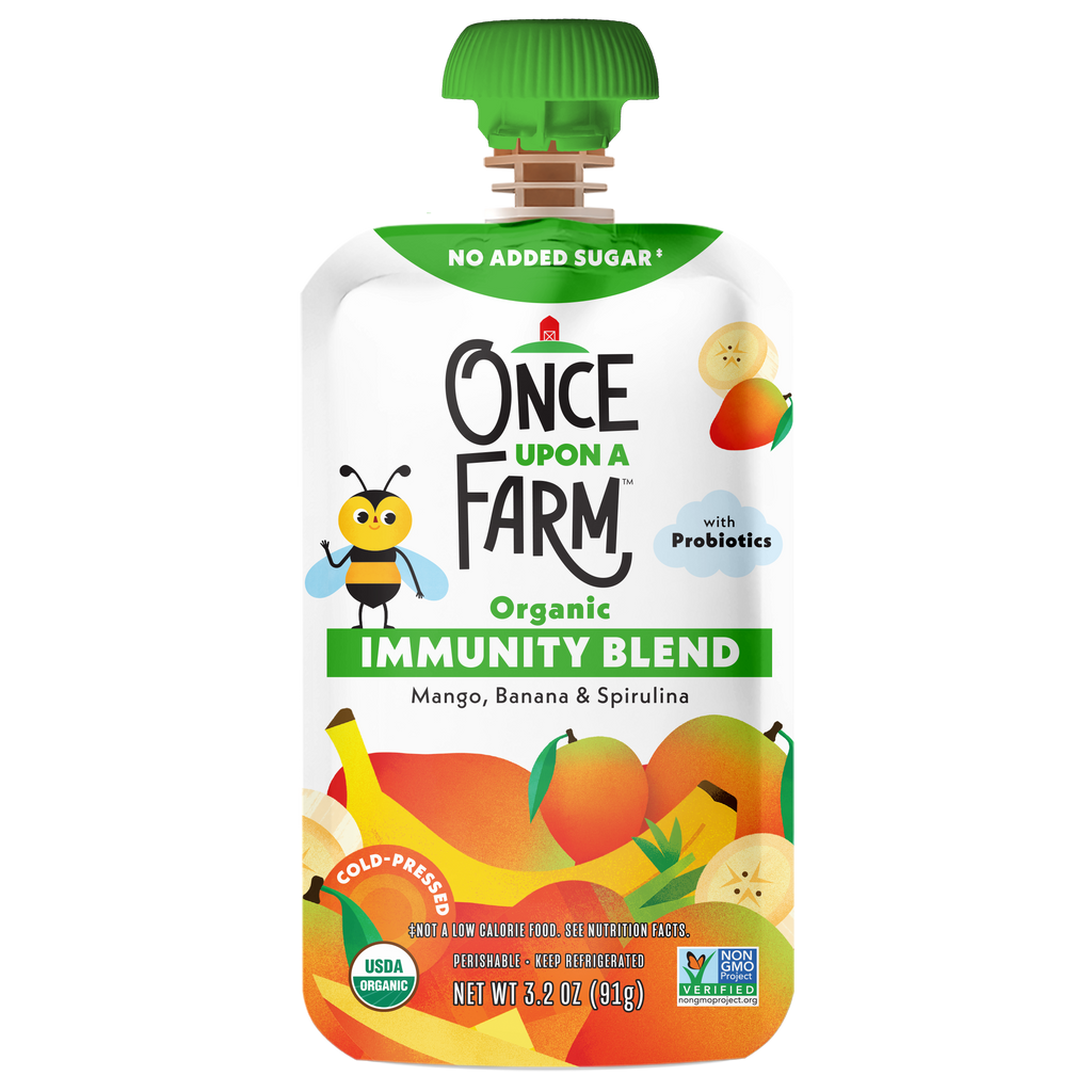 Front of Pack: Mango, Banana & Spirulina