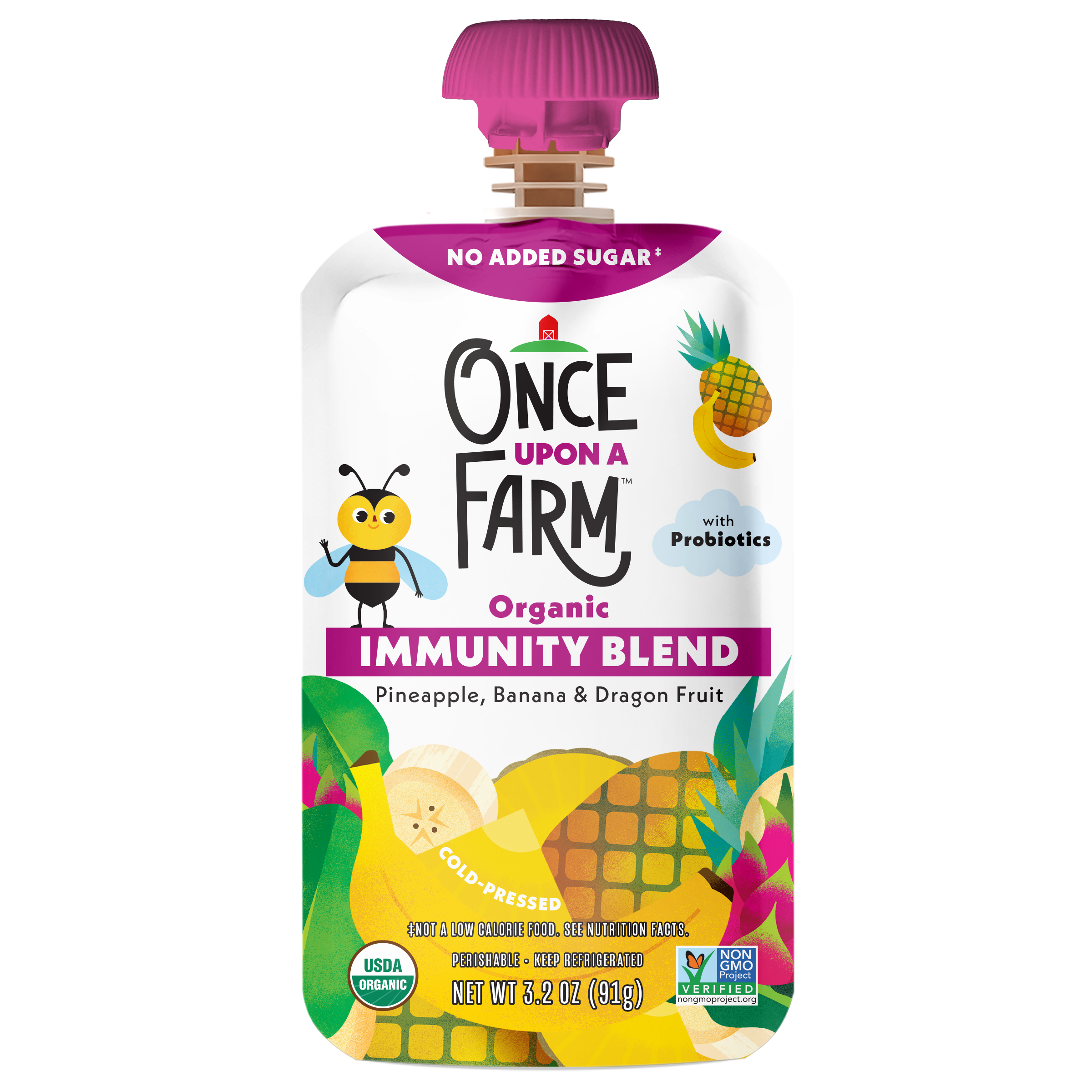 Pineapple, Banana & Dragon Fruit Immunity Blend