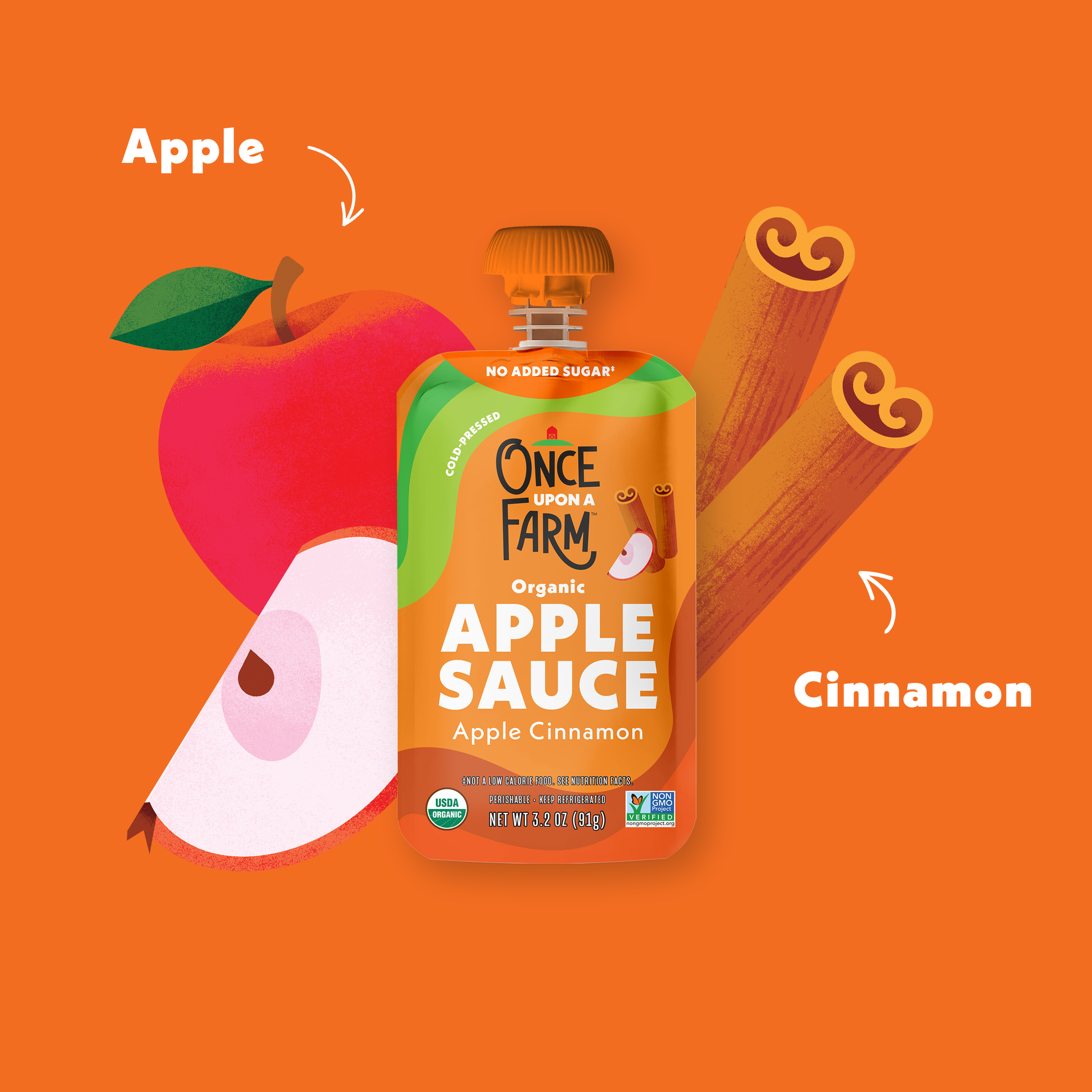 Apple Cinnamon Applesauce – Once Upon a Farm