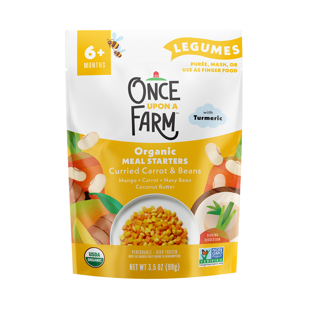 Curried Carrots and Beans Front of Packaging