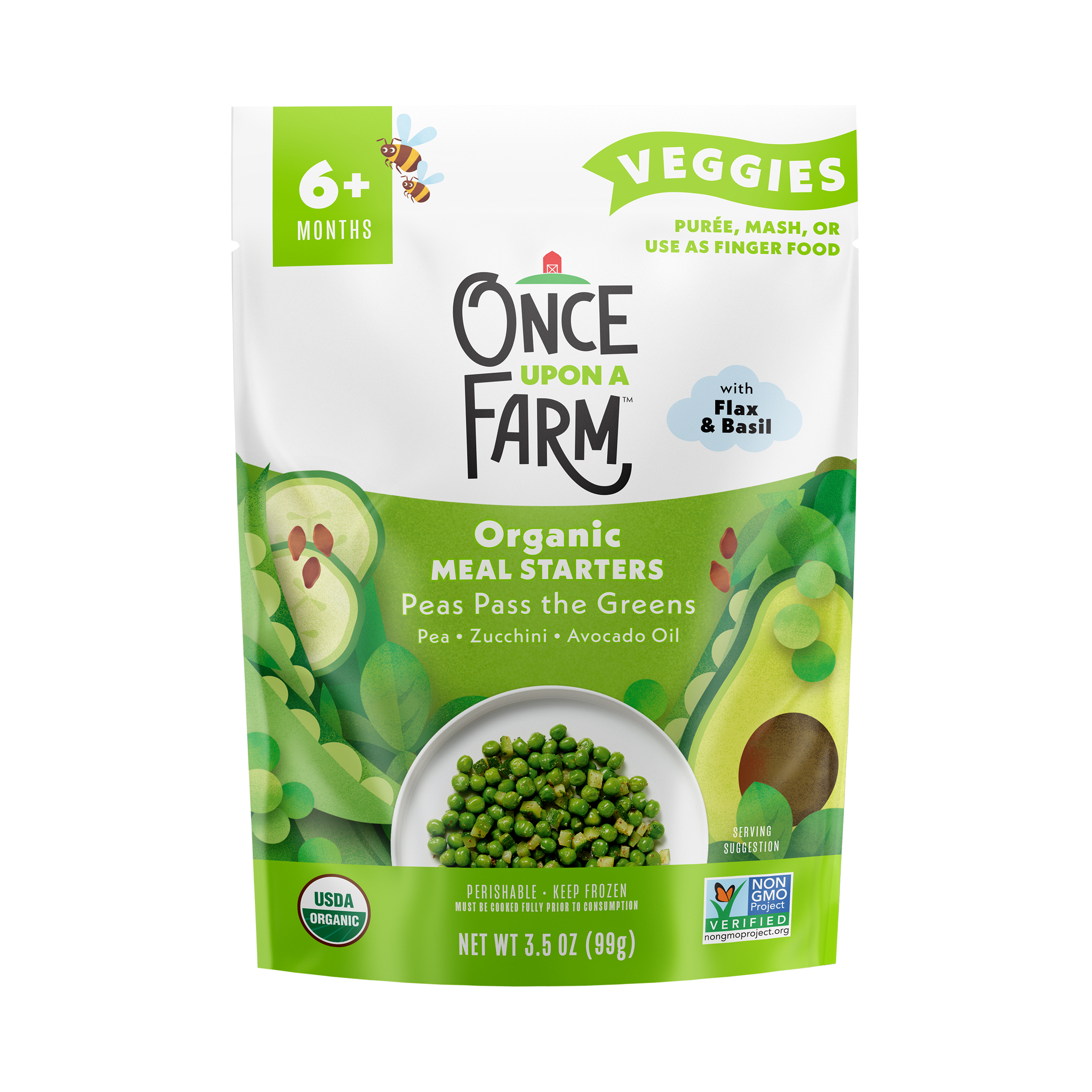 Peas Pass the Greens Front of Pack