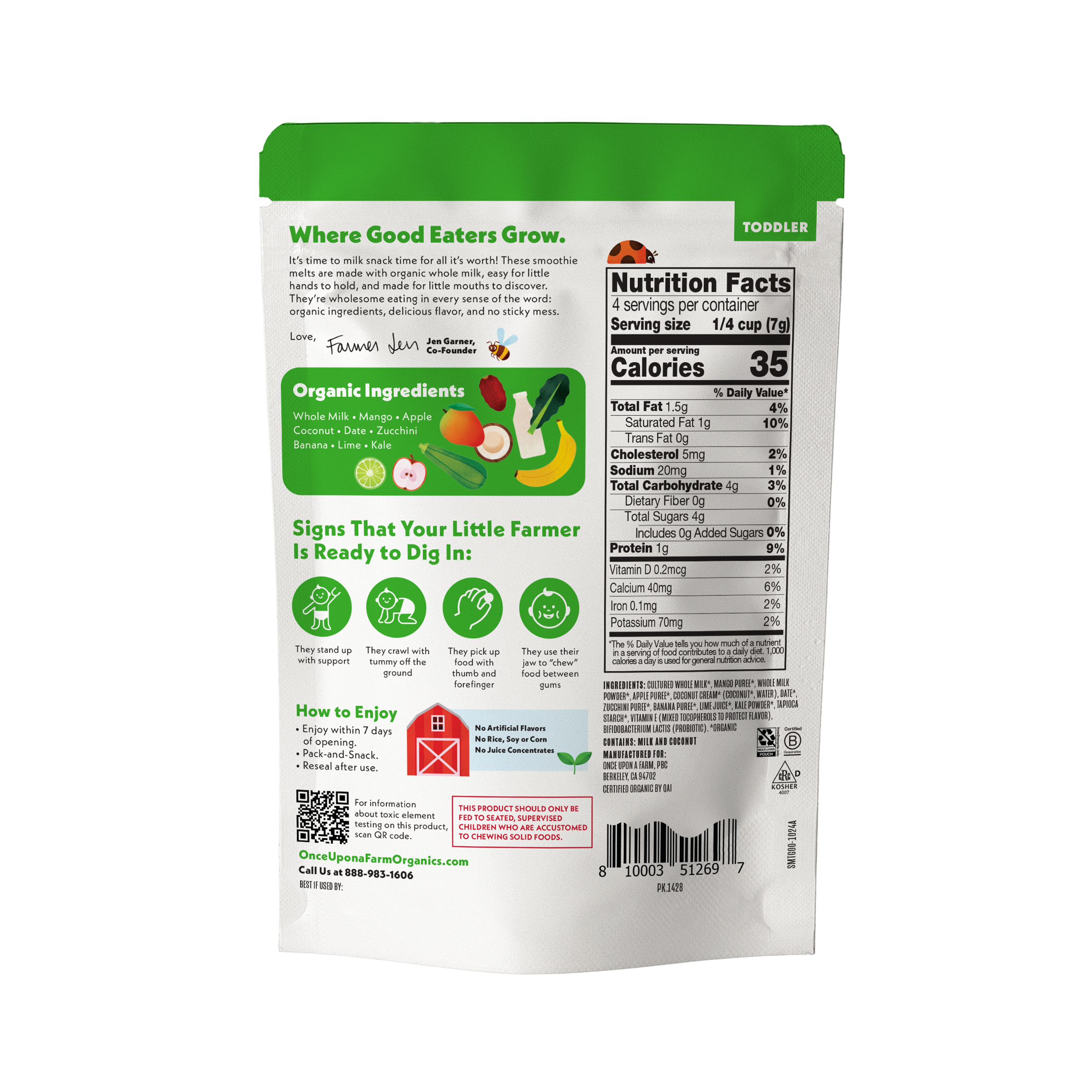 Tropical Greens Smoothie Melts, 8ct