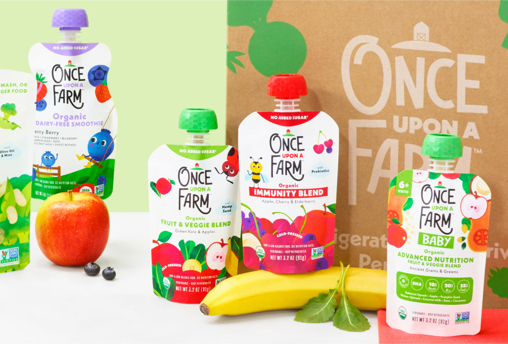 Once Upon a Farm organic logo