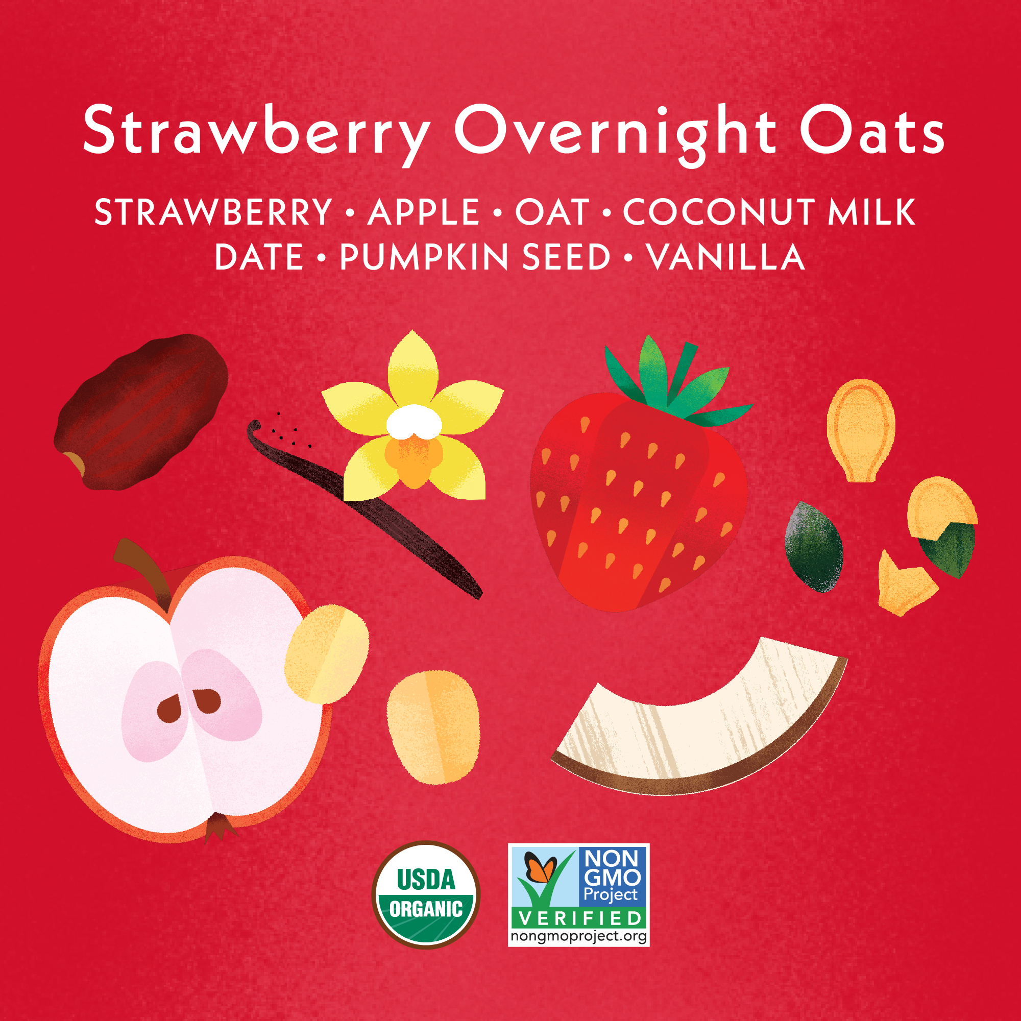 Strawberry Overnight Oats