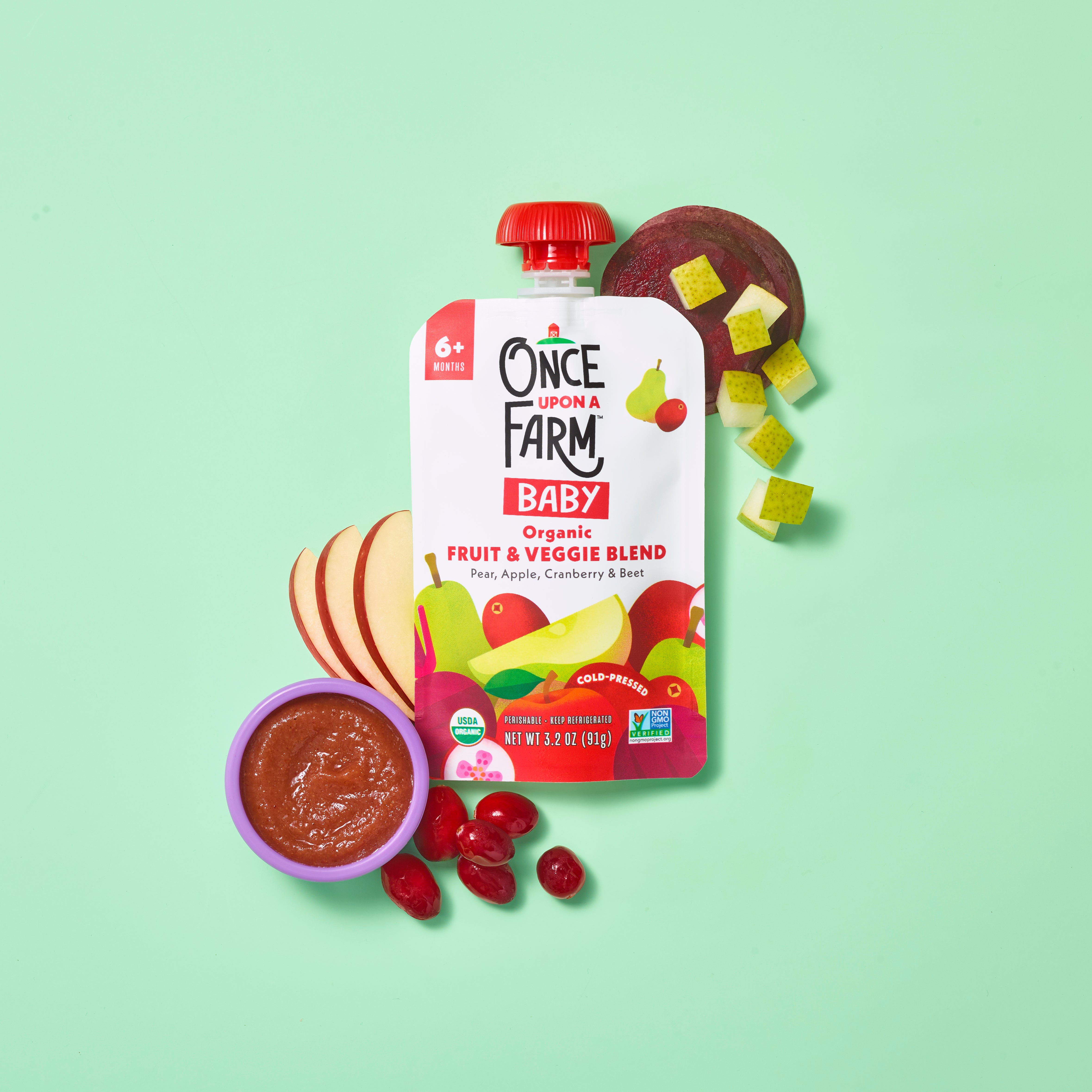 Pear, Apple, Cranberry & Beet – Once Upon a Farm