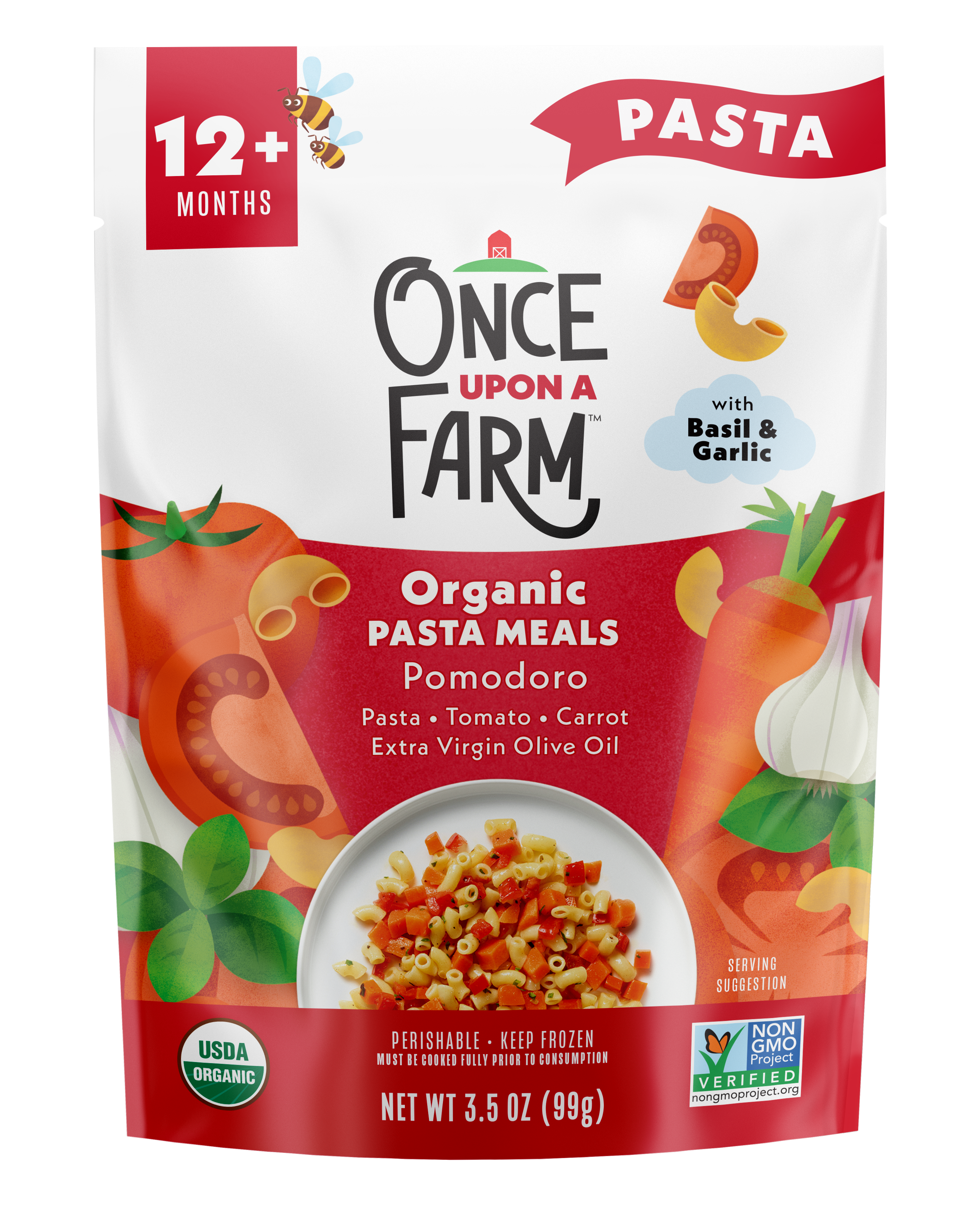 Pomodoro frozen meal front of pack