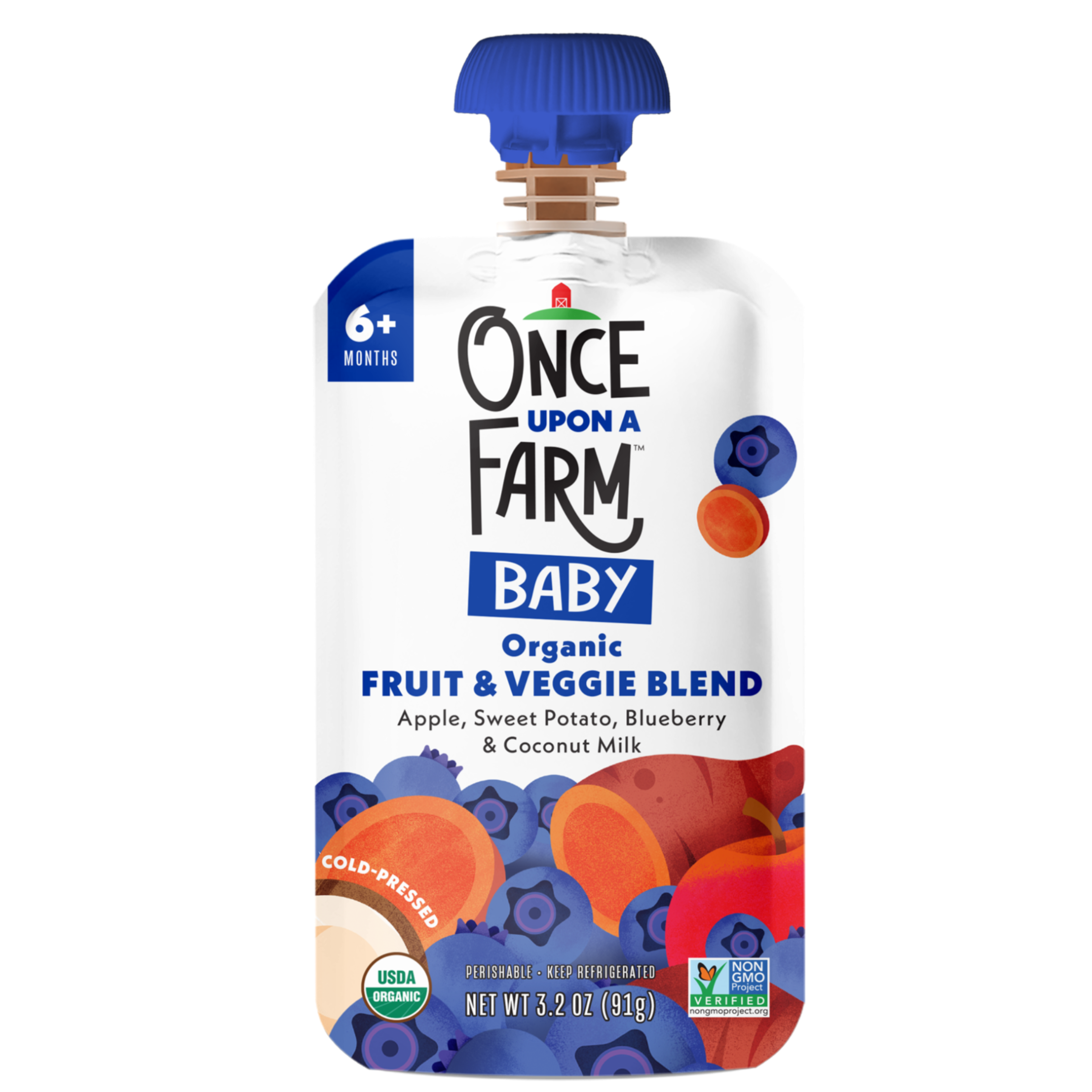 Apple, Sweet Potato, Blueberry Coconut Milk – Once Upon a Farm